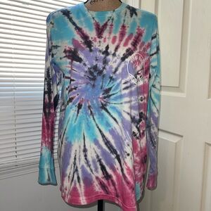 Colorful Tie-Dye Long Sleeve Tee